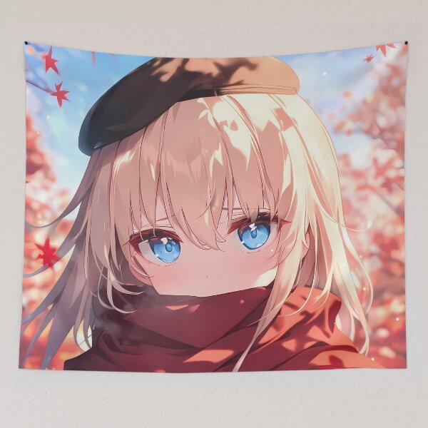 Item preview, Katyusha Girls Und Panzer Beret Red Scarf Autumn Breeze designed and sold by PMartistStudio.