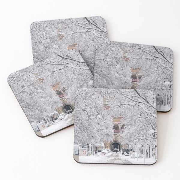 Item preview, Winter Wonderland Snow Photo – Swiss Garden Trees Covered in Snow | Snow Landscape Digital Download designed and sold by Martindoran.