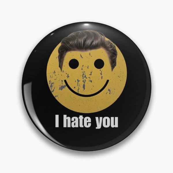Item preview, Distressed Smiley I Hate You - Funny Harry Meme designed and sold by sapnaela.