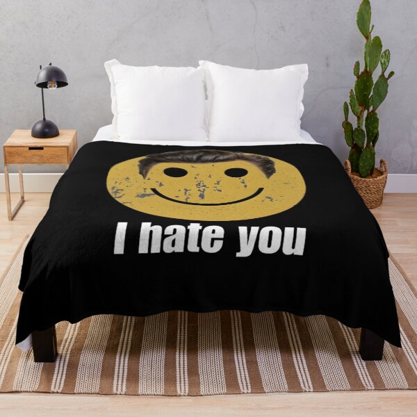 Item preview, Distressed Smiley I Hate You - Funny Harry Meme designed and sold by sapnaela.