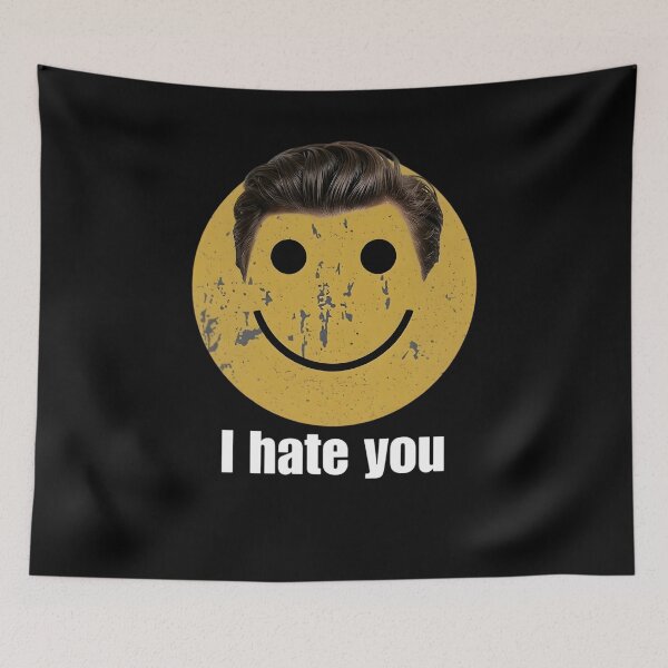 Item preview, Distressed Smiley I Hate You - Funny Harry Meme designed and sold by sapnaela.