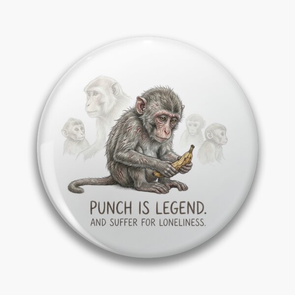 Item preview, Punch the Legend - The Brave Little Macaque designed and sold by Shanker-studio.