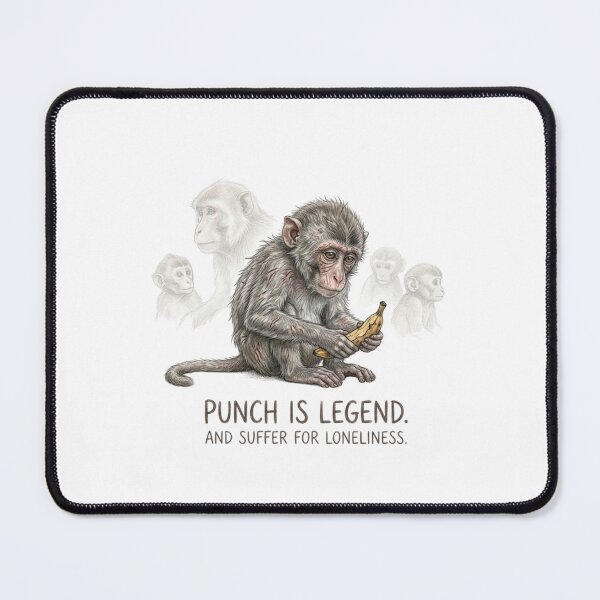 Item preview, Punch the Legend - The Brave Little Macaque designed and sold by Shanker-studio.