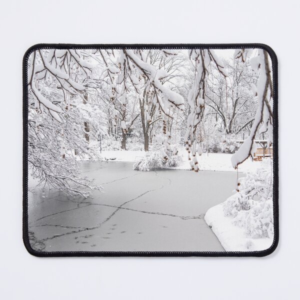 Item preview, Winter Wonderland Snow Photo – Swiss Garden Trees Covered in Snow | Snow Landscape Digital Download designed and sold by Martindoran.