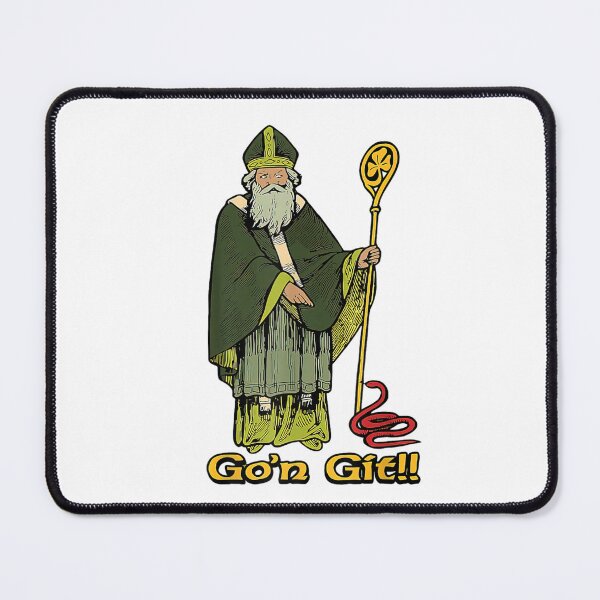 Item preview, Vintage Saint Patrick Snake Staff Irish Catholic St Patrick’s Graphic designed and sold by VexlyPlonk.