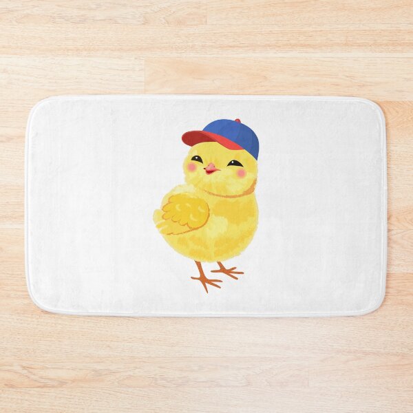 Item preview, Cute сhick in baseball cap, funny kawaii baby chicken illustration designed and sold by OlhaBondarenko.