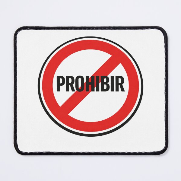 Item preview, prohibited designed and sold by TrovadorDeLaPradera.