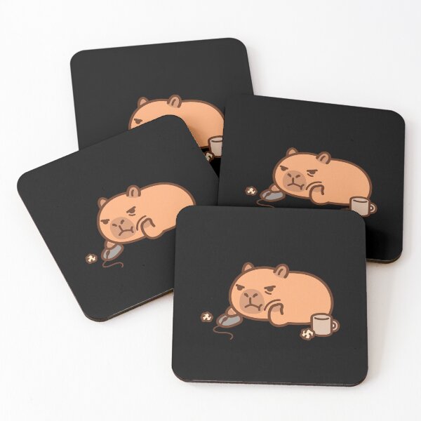 Item preview, Capybara Burnout I designed and sold by DreamBrushy.