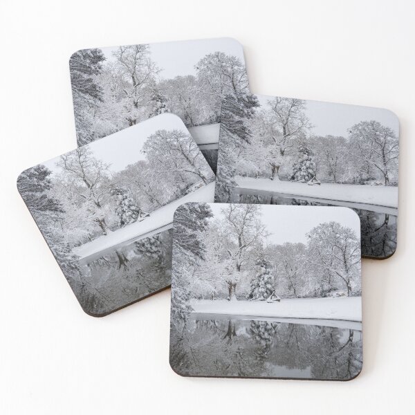 Item preview, Winter Wonderland Snow Photo – Swiss Garden Trees Covered in Snow | Snow Landscape Digital Download designed and sold by Martindoran.