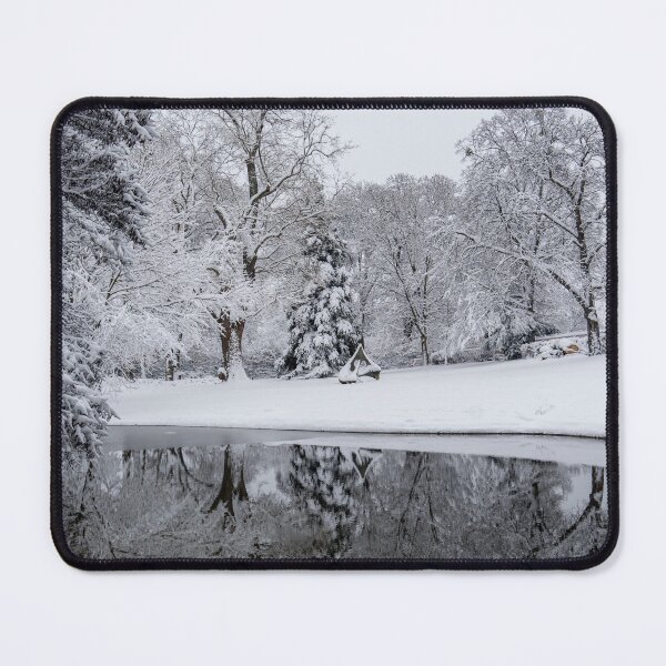 Item preview, Winter Wonderland Snow Photo – Swiss Garden Trees Covered in Snow | Snow Landscape Digital Download designed and sold by Martindoran.