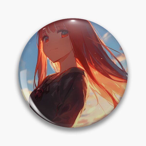 Item preview, Holo Spice And Wolf Sunset Wheat Field Golden Light designed and sold by PMartistStudio.