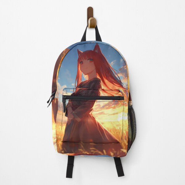 Item preview, Holo Spice And Wolf Sunset Wheat Field Golden Light designed and sold by PMartistStudio.