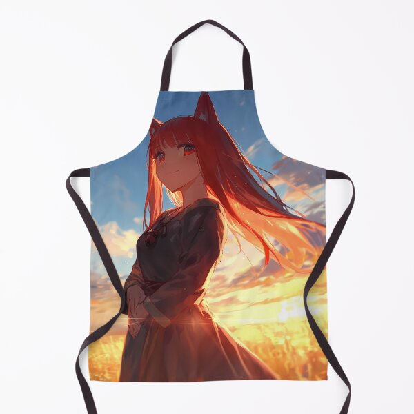 Item preview, Holo Spice And Wolf Sunset Wheat Field Golden Light designed and sold by PMartistStudio.
