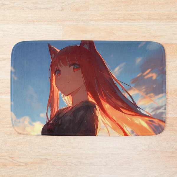 Item preview, Holo Spice And Wolf Sunset Wheat Field Golden Light designed and sold by PMartistStudio.
