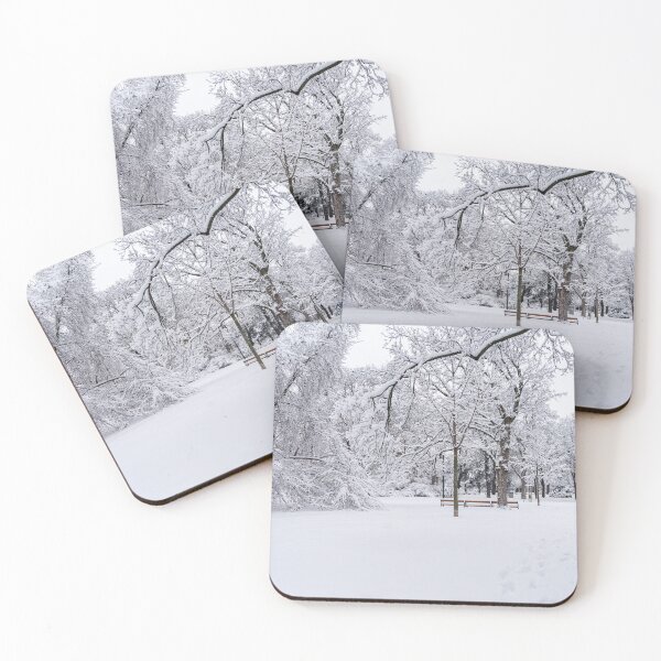 Item preview, Winter Wonderland Snow Photo – Swiss Garden Trees Covered in Snow | Snow Landscape Digital Download designed and sold by Martindoran.