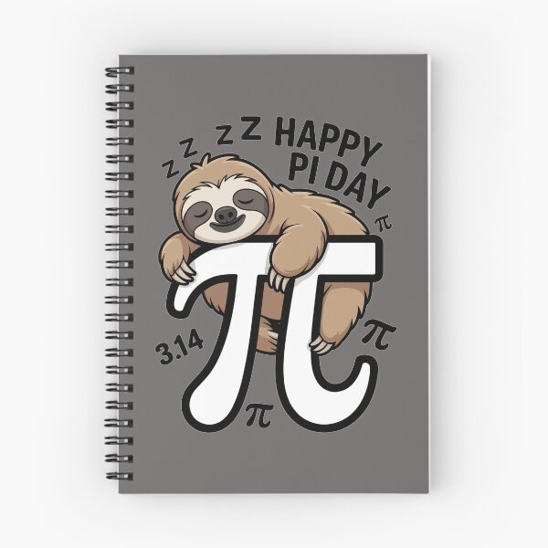 Item preview, Happy Pi Day Sloth – Cute Math Nerd March 14 Design designed and sold by FatCatCD.