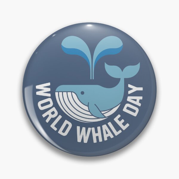 Item preview, World Whale Day Cute Whale Illustration designed and sold by FatCatCD.