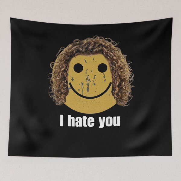 Item preview, Distressed Smiley I Hate You - Funny Harry Meme designed and sold by sapnaela.