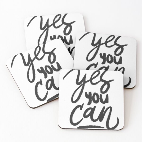 Item preview, Yes You Can Motivational Quote Sticker | Positive Mindset | Student Inspiration | Confidence Quote designed and sold by SOLIORA  ATELIER.