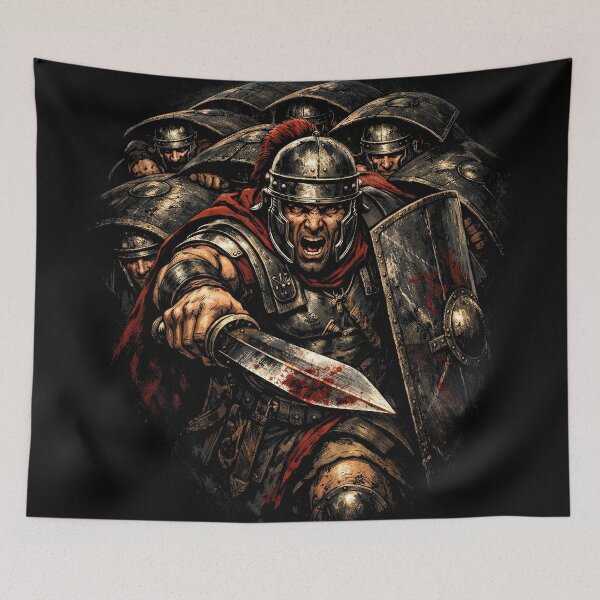 Item preview, Roman Testudo Formation Ancient Legion Art designed and sold by Retr0Tshirts.