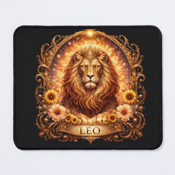 Item preview, Leo Zodiac Lion – Golden Astrology Sign Aesthetic Design designed and sold by Sanika arts .
