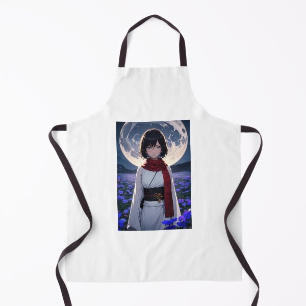 Item preview, Rikisone Yayomi Night Moon Kimono – Elegant Anime Girl Floral Landscape Art designed and sold by iloveanimechibi.