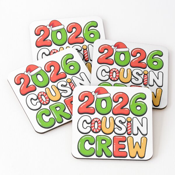 Item preview, joyful cousin crew xmas lights holiday design designed and sold by ArtDesignTp.