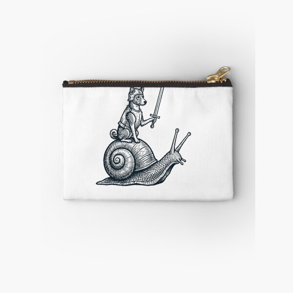 Item preview, Vinatge Basenji Riding Snail Medieval Knight Dog Lover designed and sold by DoodleTortle.