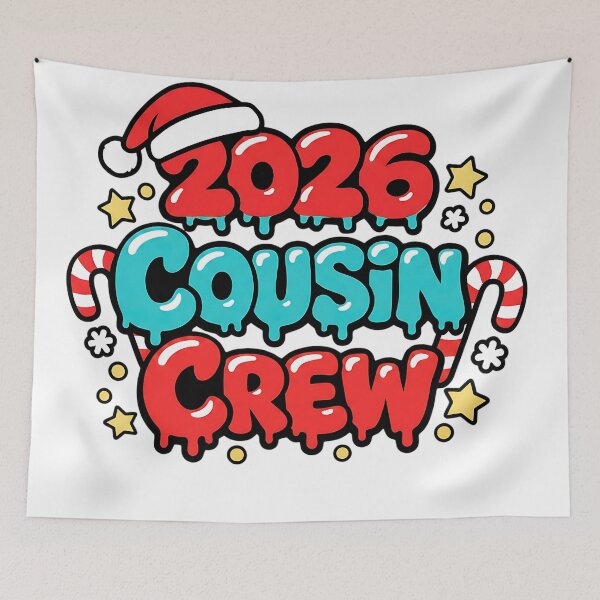 Item preview, merry cousin crew christmas family lights design designed and sold by ArtDesignTp.