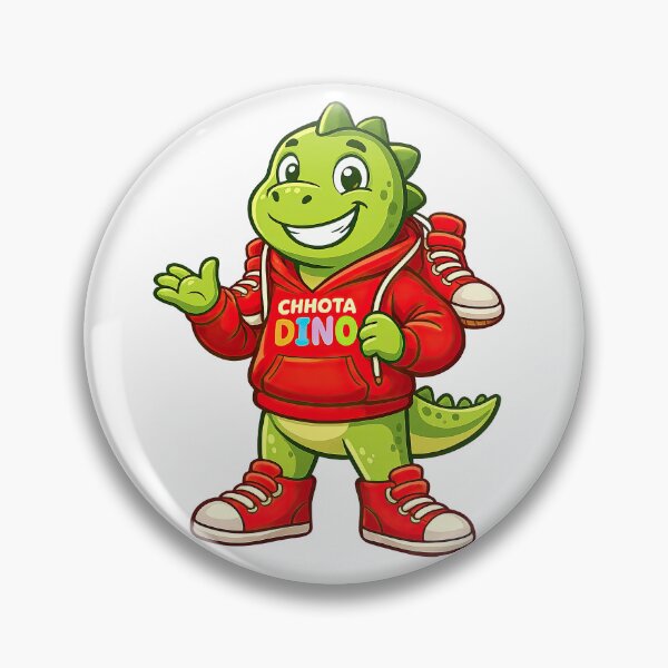 Item preview, Chhota Dino Says Safety for Feet – Cute Cartoon Dinosaur Kids Design designed and sold by MeeraArts&Crafts.