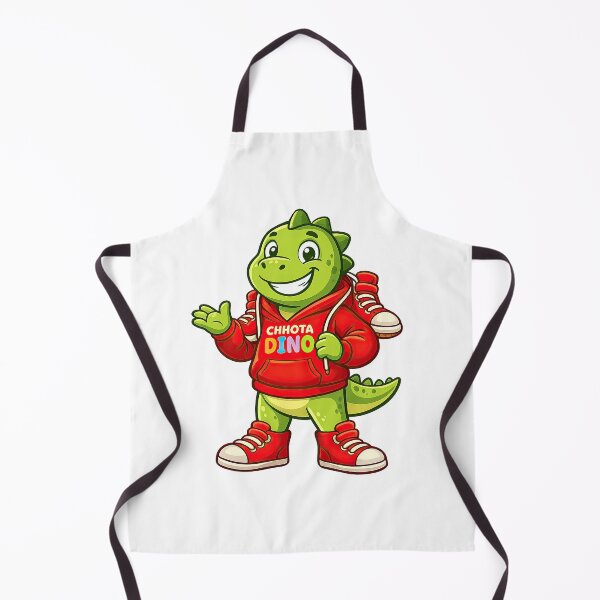 Item preview, Chhota Dino Says Safety for Feet – Cute Cartoon Dinosaur Kids Design designed and sold by MeeraArts&Crafts.