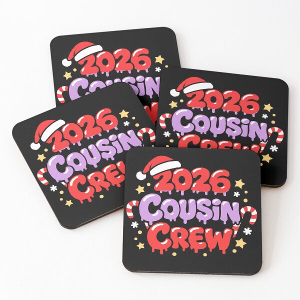 Item preview, festive cousin crew xmas lights family unity art designed and sold by ArtDesignTp.