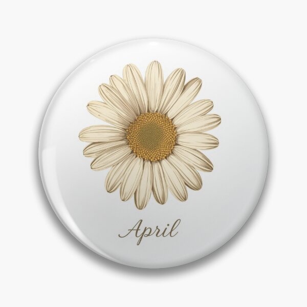 Item preview, April Birth Flower - Daisy designed and sold by AnnaMazingShop.