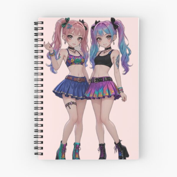 Item preview, Scene Rave Twin Gradient Ponytails designed and sold by RadaQueen.