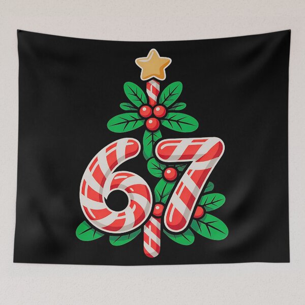 Item preview, silly brainrot festive candy cane christmas design designed and sold by ArtDesignTp.