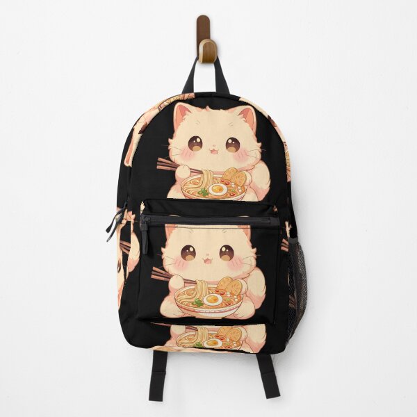 Item preview, Chubby Kitten Eating Ramen designed and sold by mando24895.