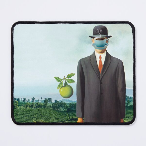 Item preview, René Magritte Son of Man Parody designed and sold by Art & Coffee.