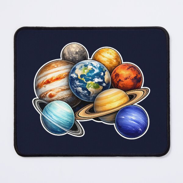 Item preview, Celestial Symphony Solar System Planets designed and sold by Orca Chuckle Studios.