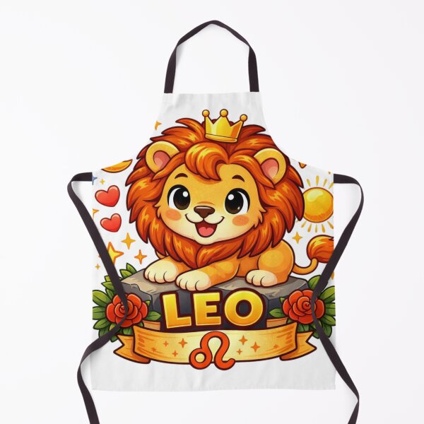 Item preview, Cute Leo Zodiac Cartoon Lion | Astrology Leo Sign Design designed and sold by Sanika arts .