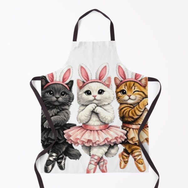 Item preview, Ballet Cat Bunny Rabbit Ears and Ballons Congratulations designed and sold by JediKittenWars.