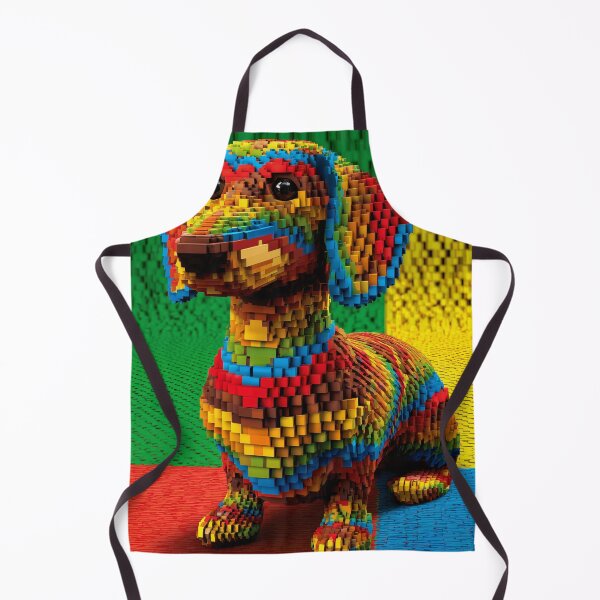 Item preview, Colorful Pixelated Dachshund designed and sold by lautir.