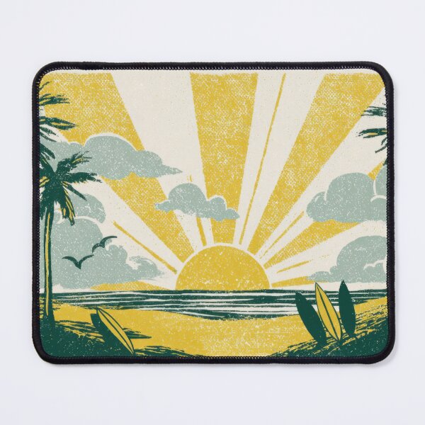 Item preview, Colorful sun sets over a beach designed and sold by anytka.