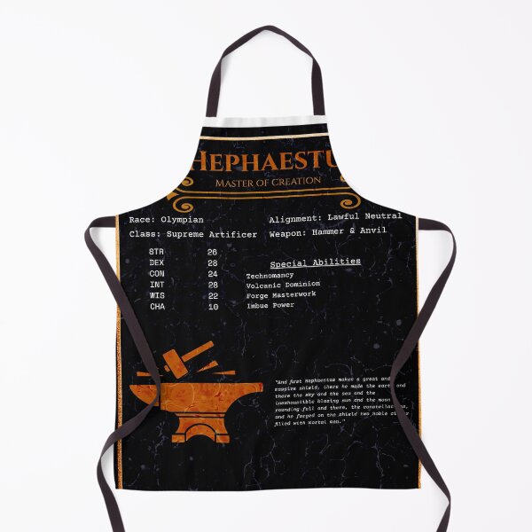 Item preview, Hephaestus RPG Character Sheet - Greek Mythology Gaming Gift designed and sold by ShopStellar.