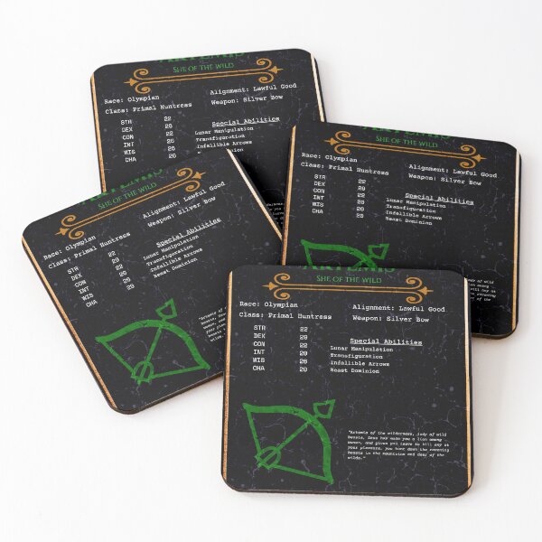 Item preview, Artemis RPG Character Sheet - Greek Mythology Gaming Gift designed and sold by ShopStellar.