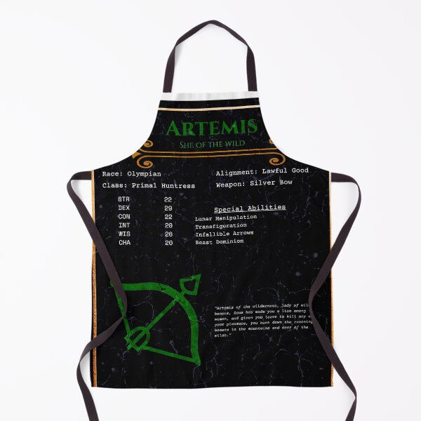 Item preview, Artemis RPG Character Sheet - Greek Mythology Gaming Gift designed and sold by ShopStellar.