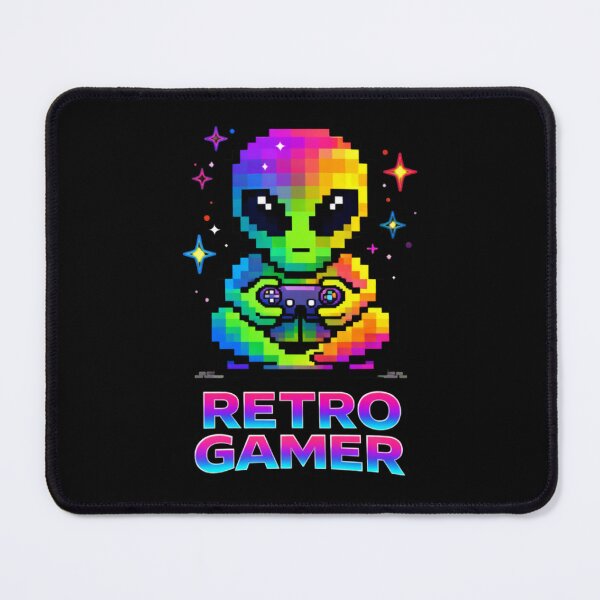 Item preview, Retro Gamer Pixel Alien – Cute Arcade Gaming Pixel Art Design designed and sold by NuniDesigns.