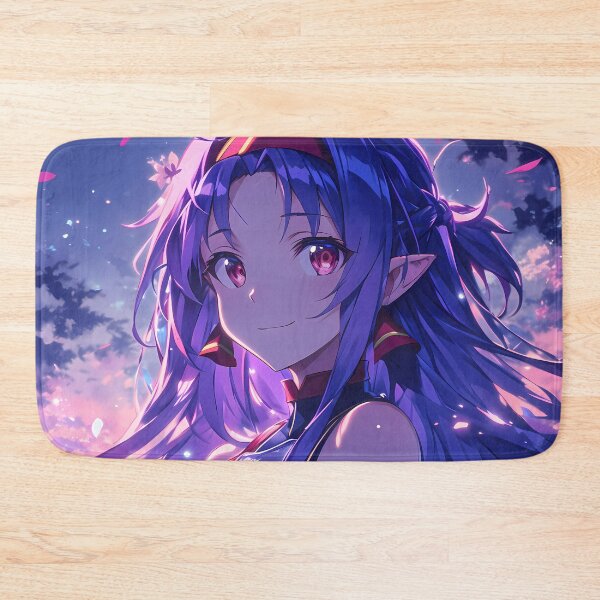 Item preview, Yuuki Sword Art Online Purple Glow Night Sky Dreamy Cherry Blossom designed and sold by PMartistStudio.