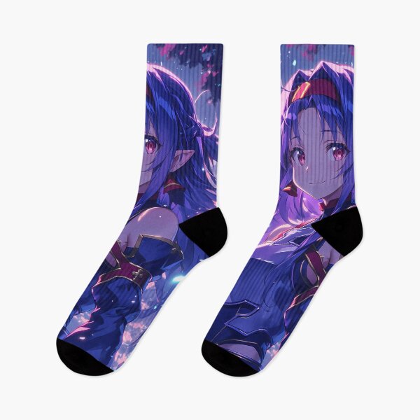 Item preview, Yuuki Sword Art Online Purple Glow Night Sky Dreamy Cherry Blossom designed and sold by PMartistStudio.