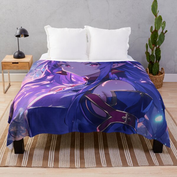 Item preview, Yuuki Sword Art Online Purple Glow Night Sky Dreamy Cherry Blossom designed and sold by PMartistStudio.