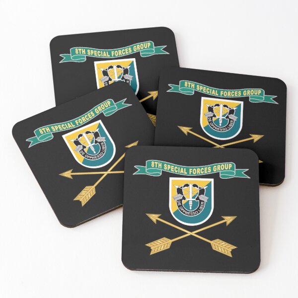 Item preview, Army - 8th Special Forces Group - Flash w Ribbon - Br X 300 designed and sold by Military Insignia Products.